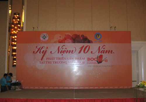 10 years celebrations of Boom Flower in Vietnam