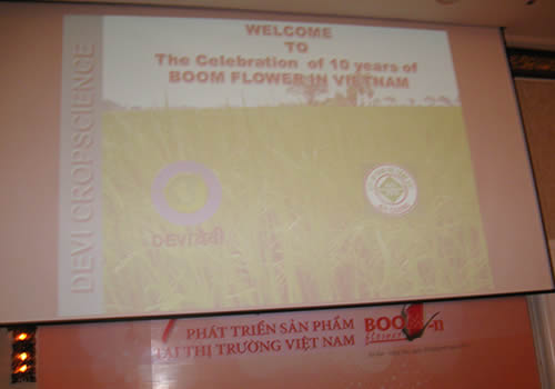 10 years celebrations of Boom Flower in Vietnam