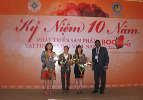 10 years celebrations of Boom Flower in Vietnam